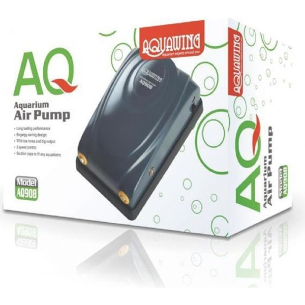 Aquawing AQ908 Çift Çıkışlı Akvaryum Hava Motoru 2x4 L/dak 5 W. Evcil Hayvan Ürünleri Fiyatı