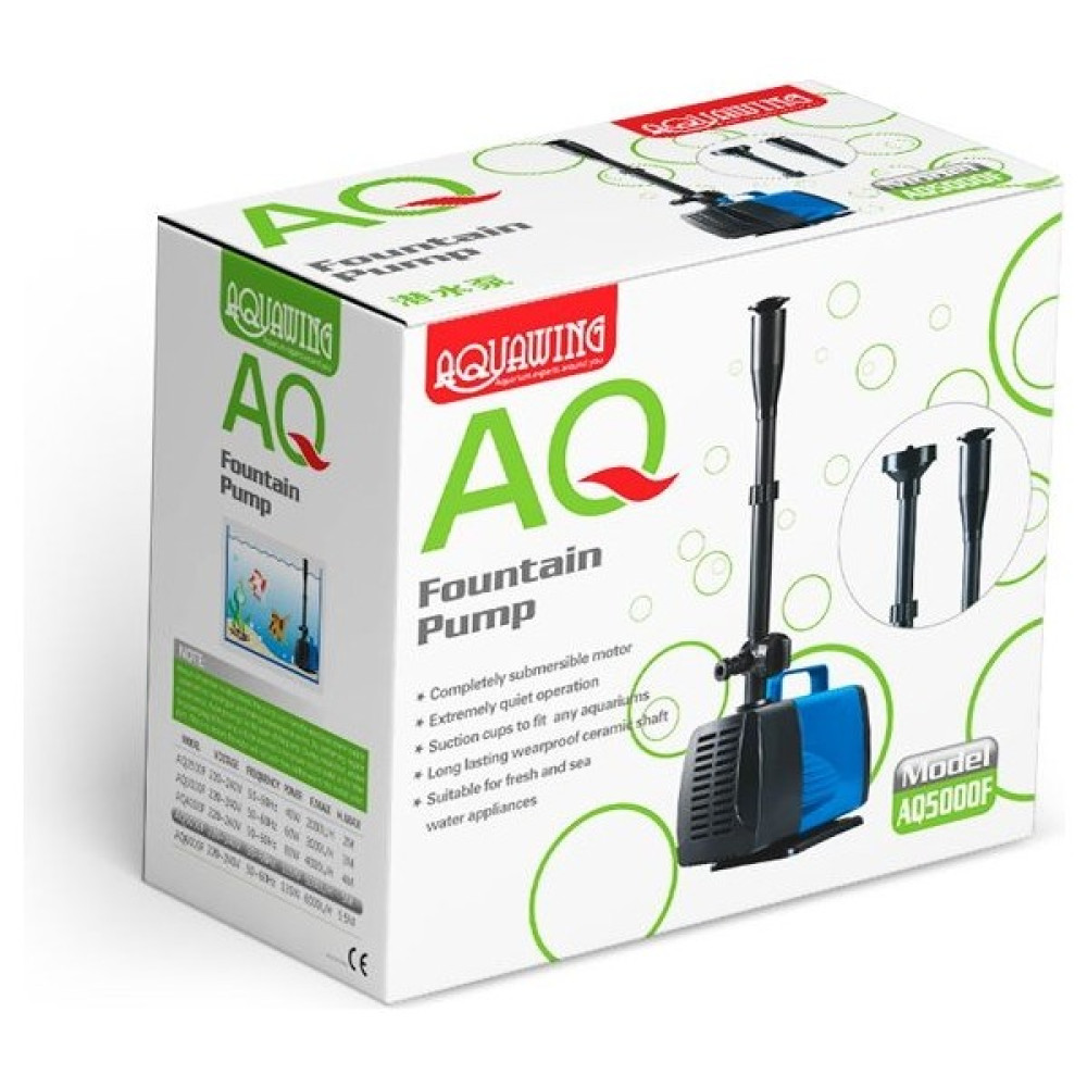 Aquawing Sump Motoru+Fountain Kit 105W 5000L/H Oto Boyaları Fiyatı