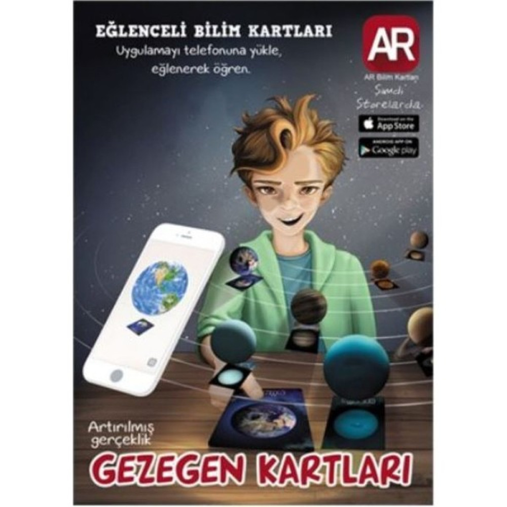 Ar Bilim Kartları: Artırılmış Gerçeklik Gezegen Kartları Kaynak Kitapları Fiyatı