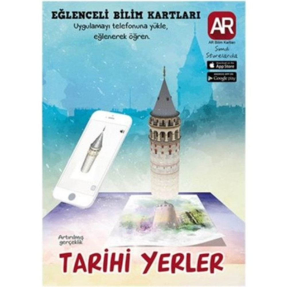 Ar Bilim Kartları: Artırılmış Gerçeklik Tarihi Yerler Kartları Kaynak Kitapları Fiyatı