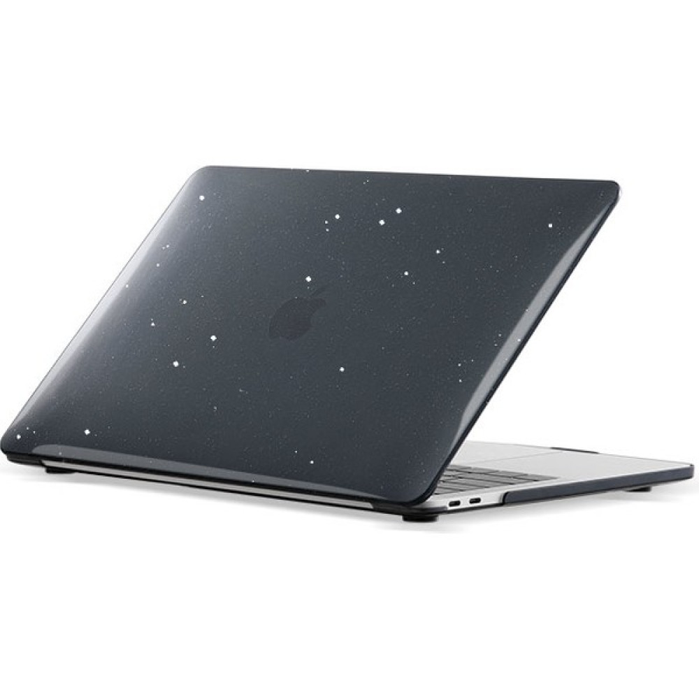 Arabulalaca Macbook Air 13' 2020 A1932 Parlak Kristal Simli Kılıf - Parlak Siyah Tablet Pc Aksesuarları Fiyatı