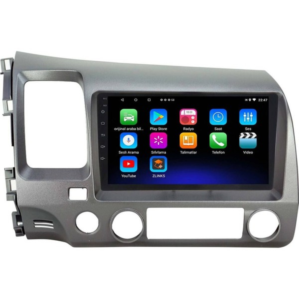 Araç Multimedya Cihazı - 2 32 / QLED 10 Inch Ekran -Navigasyon -Carplay - Honda Civic 08-11 Fd6 -Vsr Oto Görüntü Sistemleri Fiyatı