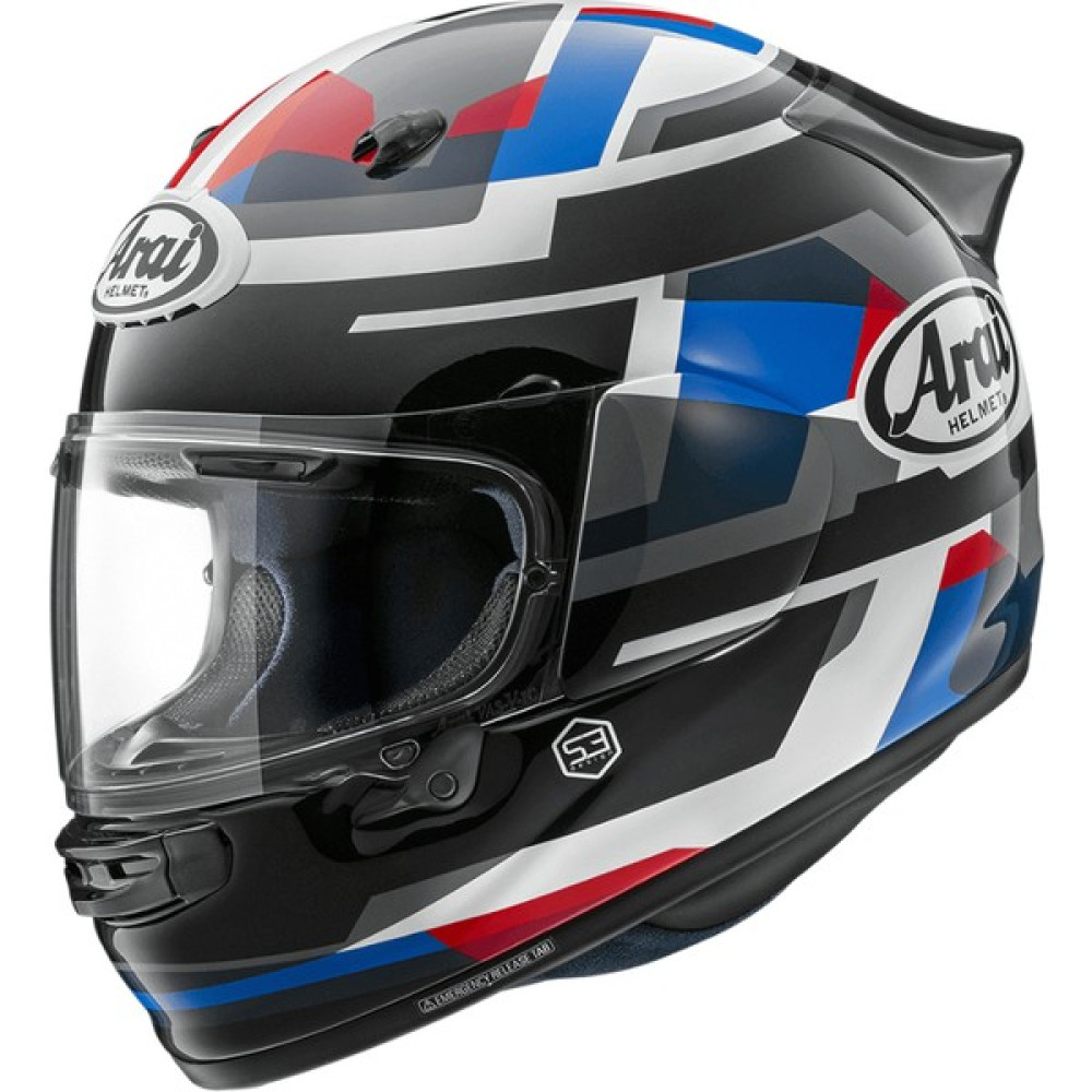 Arai Quantic Abstract Blue Kapalı Kask - XL - Renkli Motorsiklet Kaskları Fiyatı
