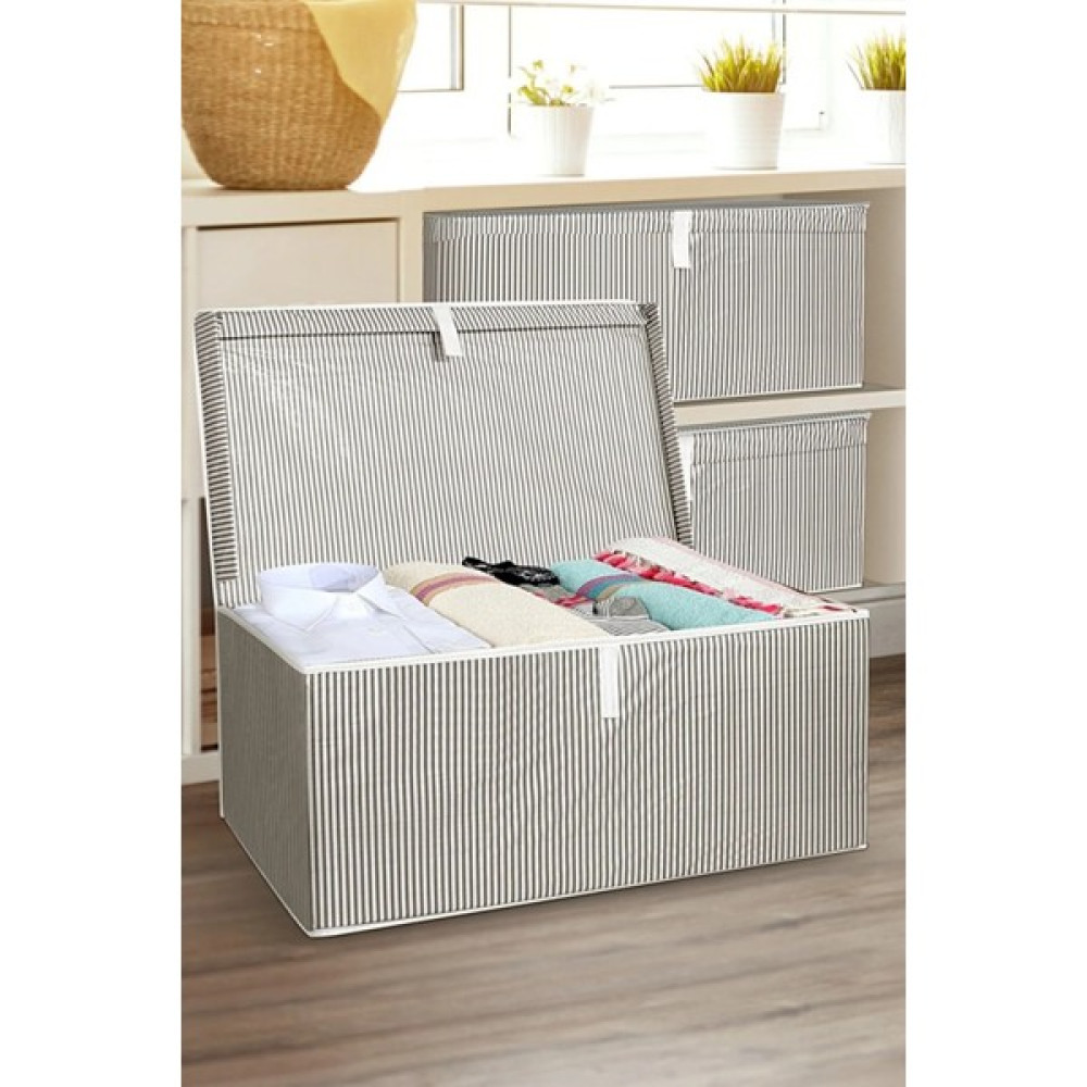 Aralar Home Maxi Kutu Hurç 50 x 40 x 30 cm (Gri) - Gri Eşya Saklama Kutusu Fiyatı