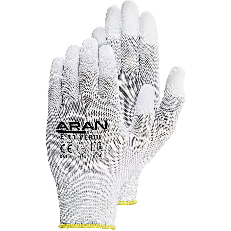 Aran Safety E11 Verde Parmak Ucu Kaplı Eldiven - Gri - Beyaz - 10 - 1 Adet Eldiven (Outdoor) Fiyatı