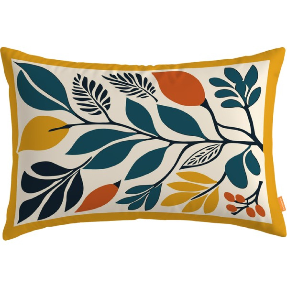 Arancione Co. Çiçek Dikdörtgen Kırlent Kılıf Ds9 - 30 x 50 cm - Renkli Kırlent / Mobilya Yastığı Fiyatı
