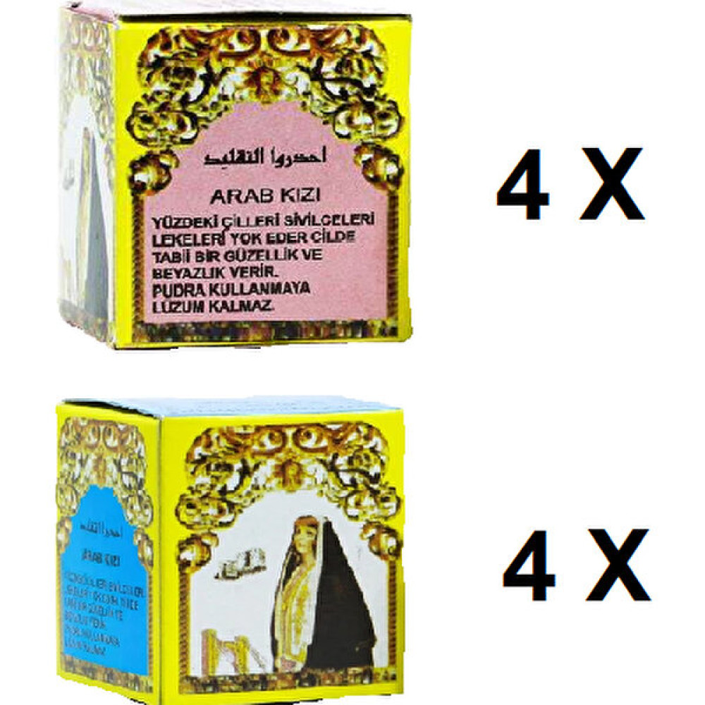 Arap Kızı Kremi 4x Mavi 4x Pembe Nemlendiriciler Fiyatı