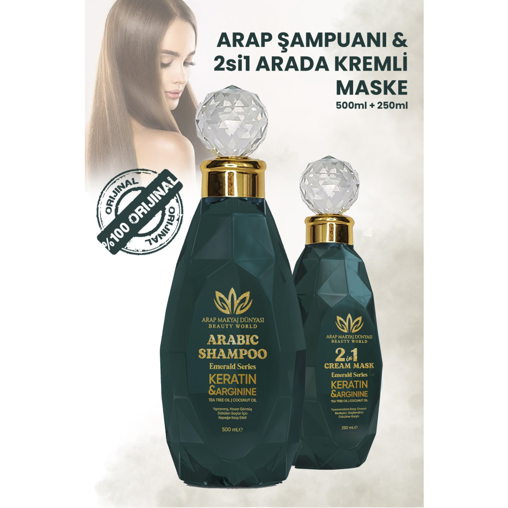 Arap Makyaj Dünyası 2li Set Arap Şampuanı & Saç Kremi Ve Maskesi Saç Bakımı Fiyatı