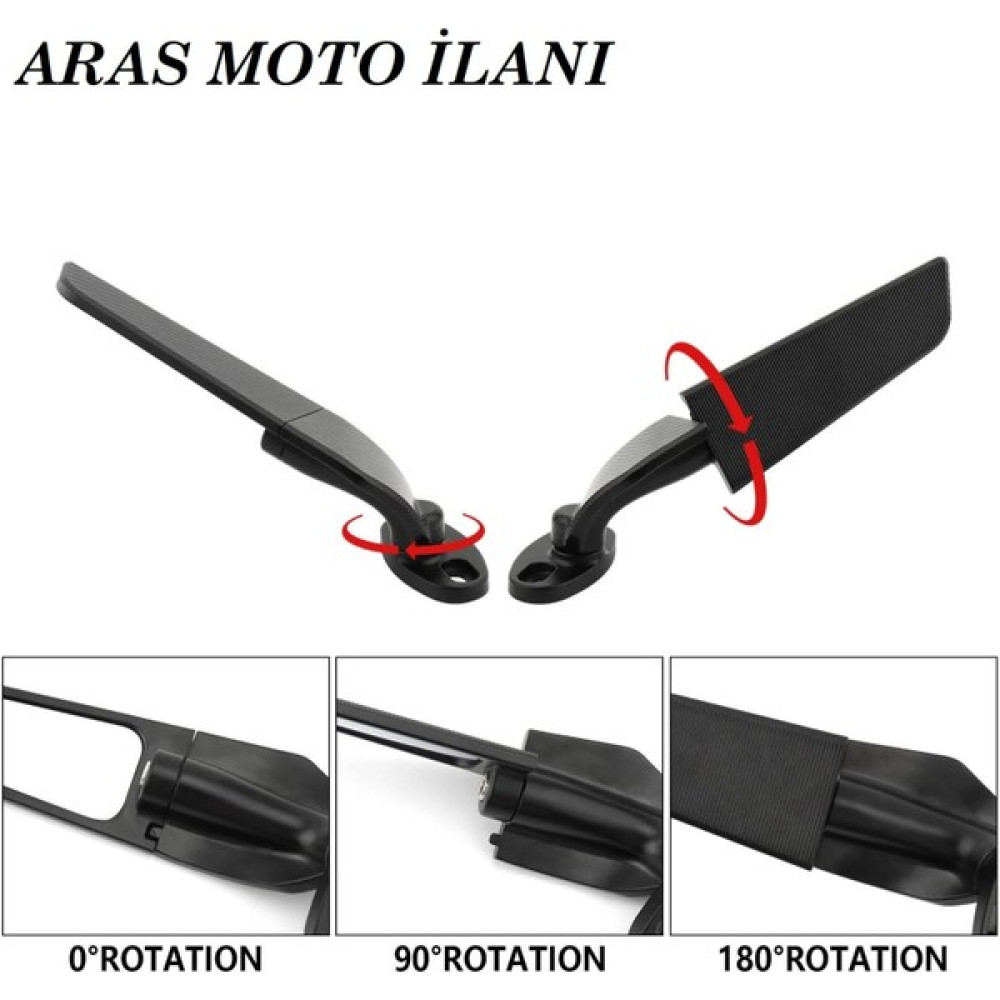 Aras Moto Motosiklet Kanat Dikiz Ayna Cf Moto Sr 250 Pulsar Rs 200 Uyumlu Arasmoto Motor Bakımı Fiyatı