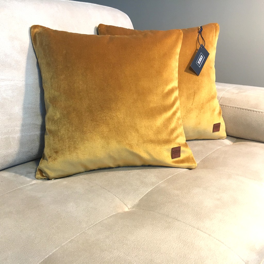 Arasta Design 2'li Kırlent Kılıfı Camel Sarı Düz Renk Kadife, 43X43 cm - 43 x 43 cm SSD / Solid State Drive Fiyatı