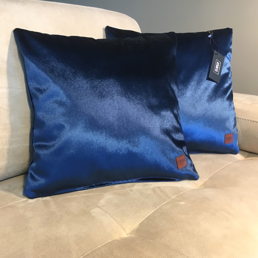 Arasta Design 2'li, Saks Mavisi Kadife Düz Renk Kırlent KILIFI,43X43 cm - Mavi - 43 x 43 cm SSD / Solid State Drive Fiyatı