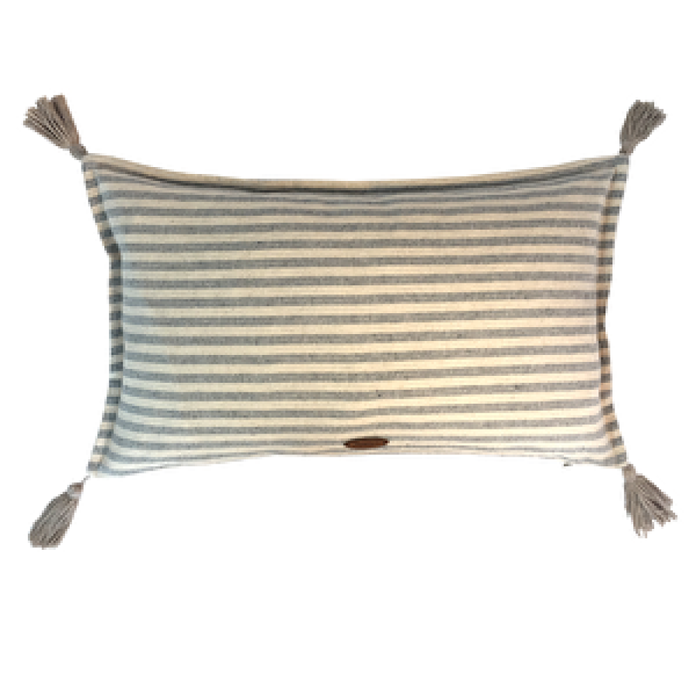 Arasta Design Naturel % 100 Pamuklu Keten, Bohem Püsküllü Dikdörtgen Kırlent Kılıfı, 30x50 Cm Kırlent / Mobilya Yastığı Fiyatı