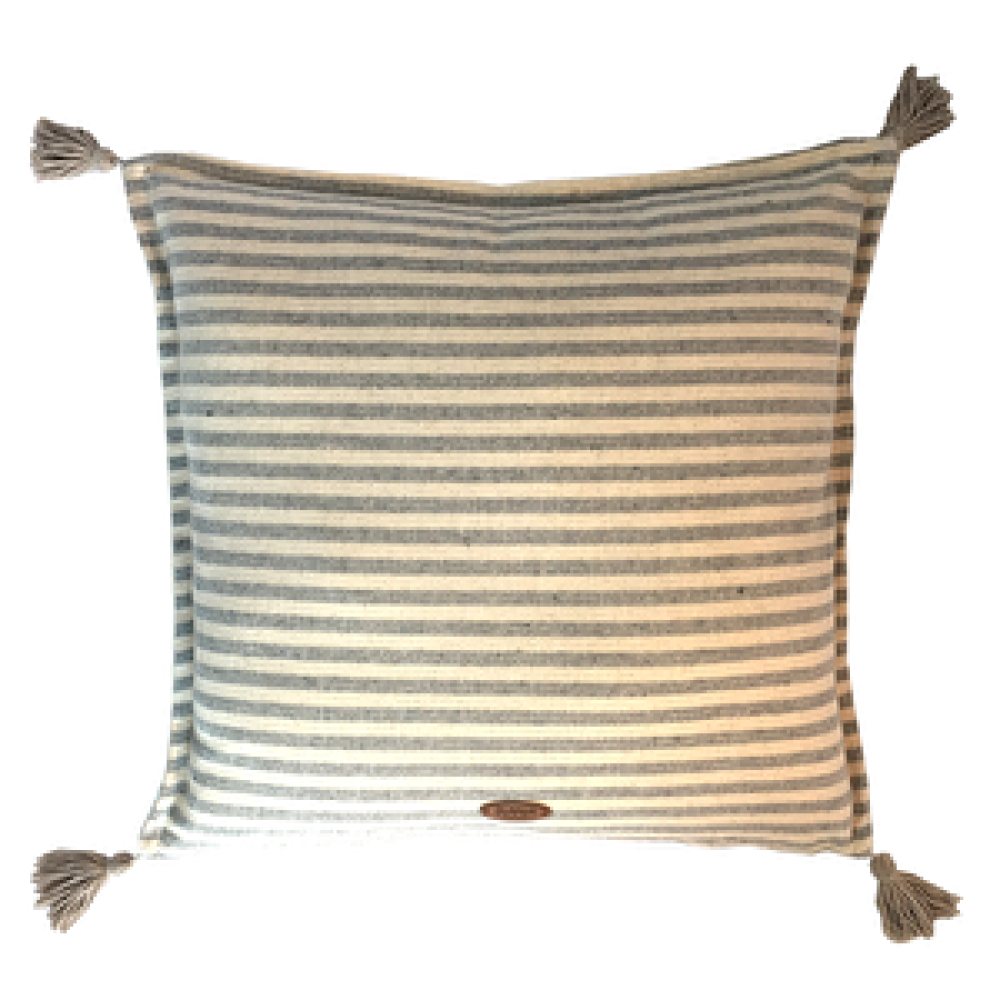 Arasta Design Naturel % 100 Pamuklu Keten, Çizgili Bohem Kırlent Kılıfı, 43x43 Cm Kırlent / Mobilya Yastığı Fiyatı