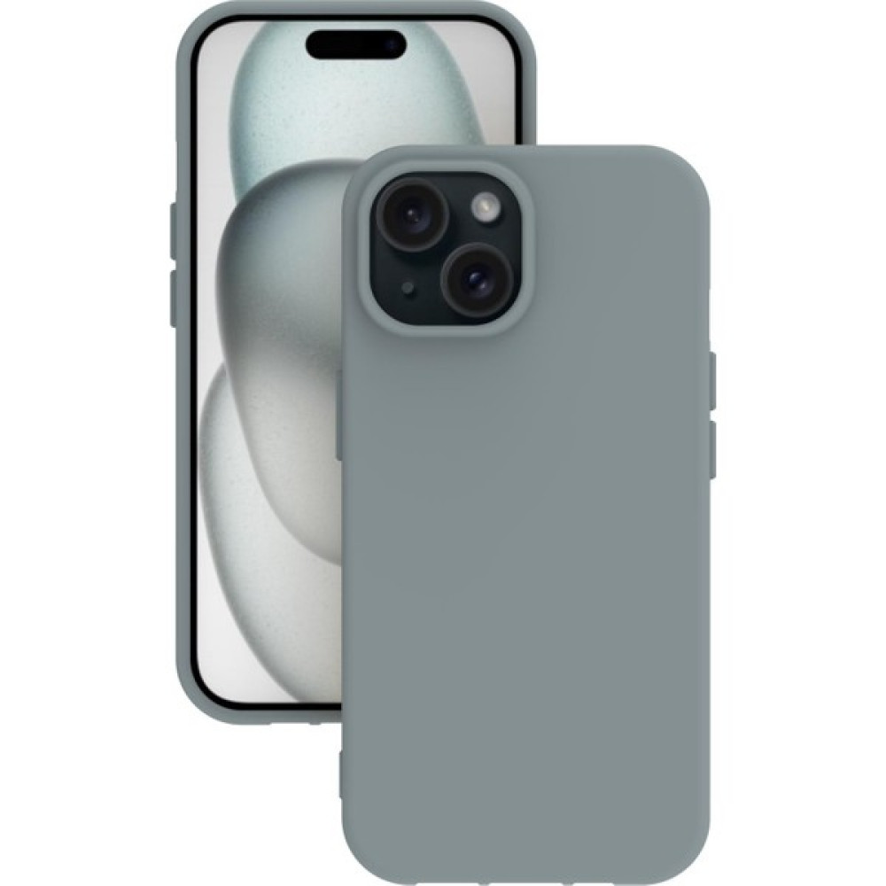 Arasta Pazar iPhone 15 Kılıf Kamera Korumalı Silikon Rubber Arka Kapak - Gri Cep Telefonu Kılıfı Fiyatı