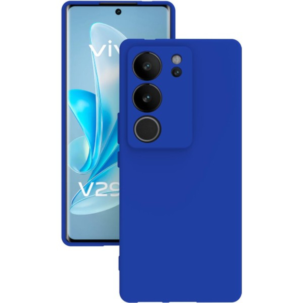 Arasta Pazar Vivo V29 Kılıf Kamera Korumalı Silikon Rubber Arka Kapak - Mavi Cep Telefonu Kılıfı Fiyatı