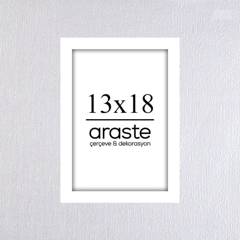 Araste Dekorasyon Araste Çerçeve & Dekorasyon 13X18 Çerçeve ( Postersiz ) - Beyaz Resim & Fotoğraf Çerçevesi Fiyatı