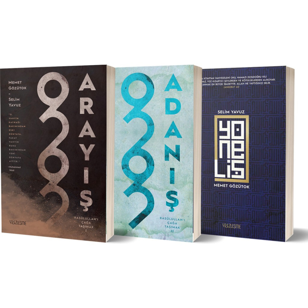 Arayış - Adanış - Yöneliş (Memet Gözütok - Selim Yavuz) 3 Kitap Set Din Kitapları Fiyatı