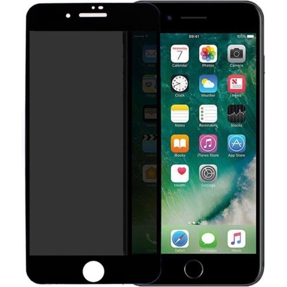 Arazon Apple iPhone 7/8 Plus Privacy Hayalet Temperli Cam Ekran Koruyucu - Siyah Cep Telefonu Ekran Koruyucusu Fiyatı