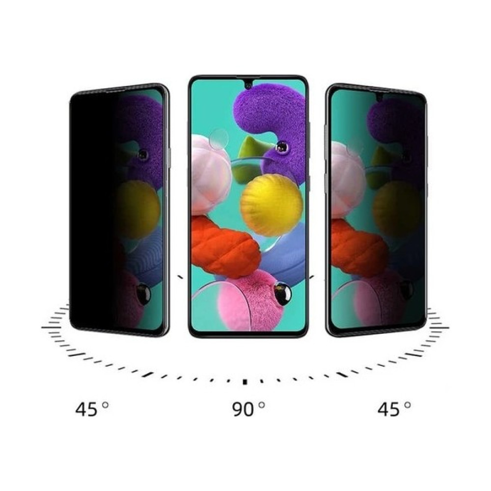 Arazon Oppo Reno 4 Lite Privacy Hayalet Temperli Cam Ekran Koruyucu - -- Cep Telefonu Ekran Koruyucusu Fiyatı