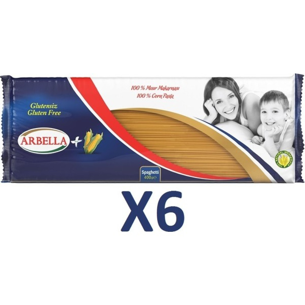 Arbella Glutensiz Spagetti 400 gr x 6 Adet Diğer Fiyatı