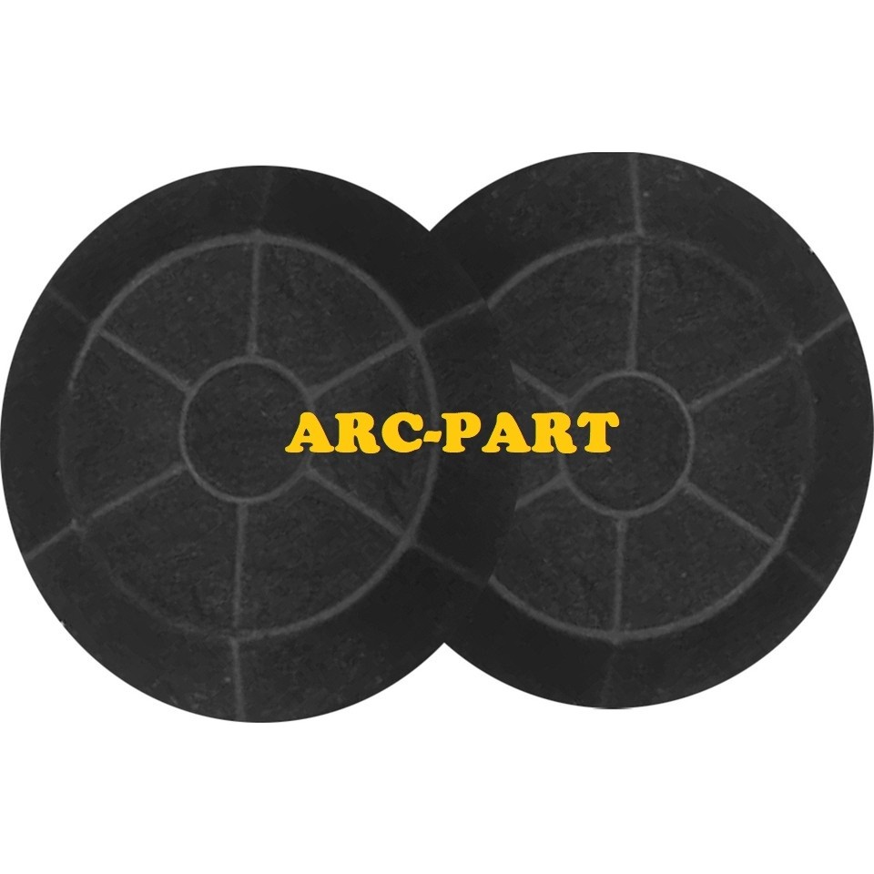 ARC-PART Arçelik Ade 604 S Siyah Davlumbaz Karbon Filtre - 1 Takım (2 Adet) Davlumbazlar Fiyatı