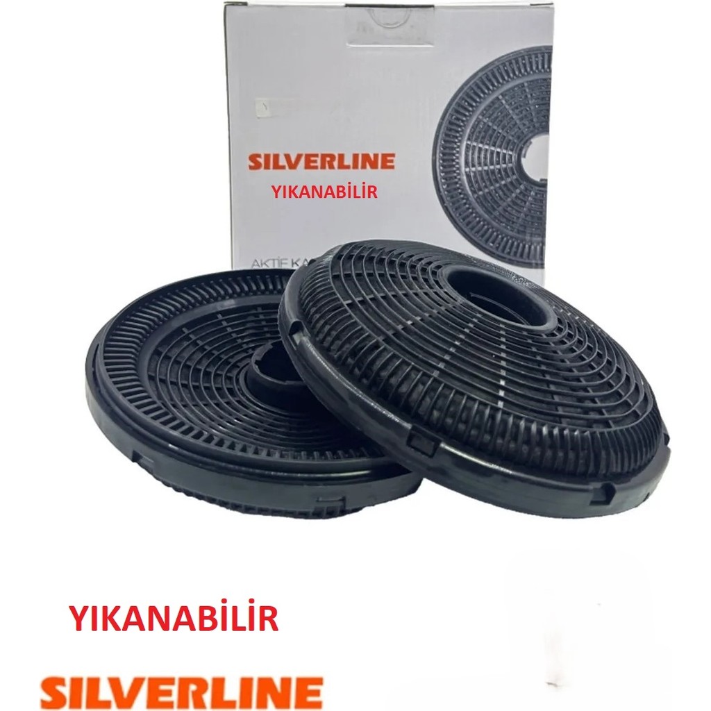 ARC-PART Silverline 3457 Davlumbaz Yıkanabilir Karbon Filtre - 1 Takım (2 Adet) Davlumbazlar Fiyatı