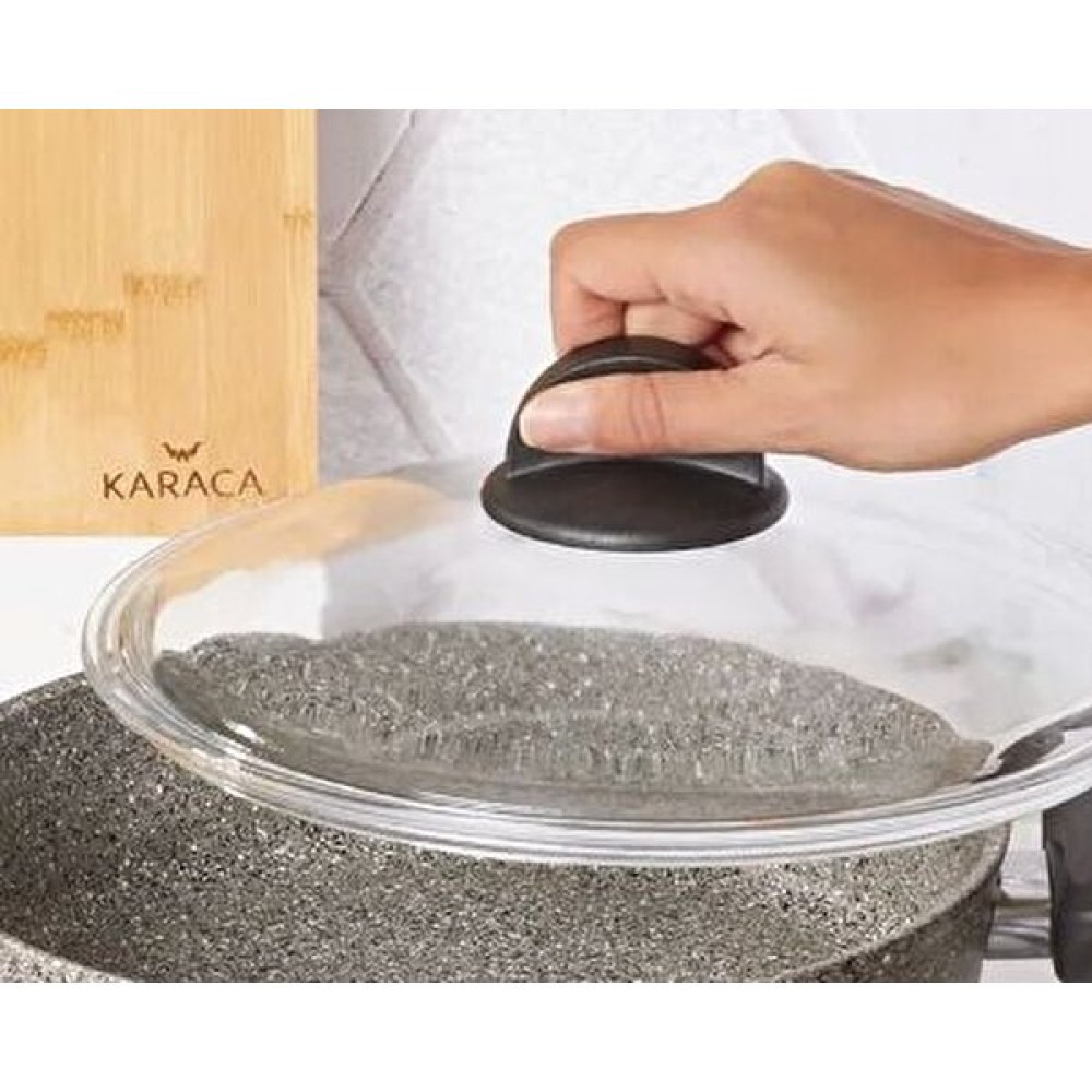 Arcak2 Karaca Kulp + 22 cm Tencere Sahan Tava Cam Kapağı Mutfak Gereçleri Fiyatı