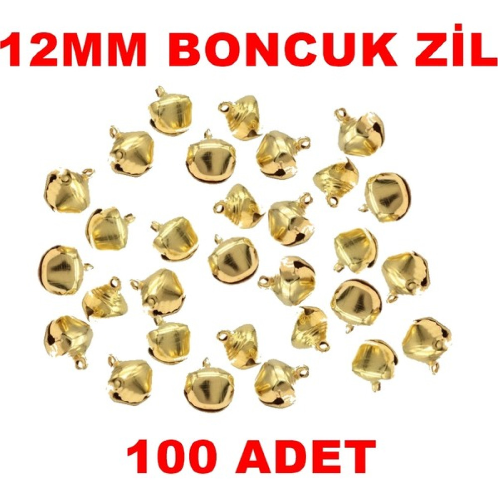 Arcan Boncuk Zil 12 mm Renk Altın 1.2 cm Küçük Zil Hobi 1.2 cm Sarı Çan 100 Adet Oto Boyaları Fiyatı