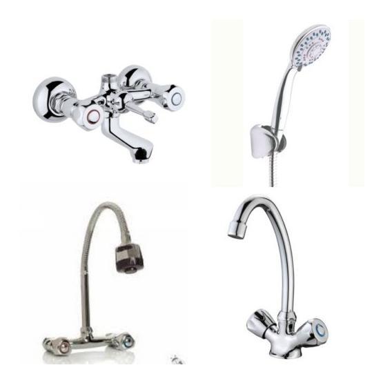 Arçe Klasik Çevirmeli Banyo + Kuğu Evye + Spiralli Lavabo Bataryası + Duş Takımı Banyo Bakım Aksesuarları Fiyatı