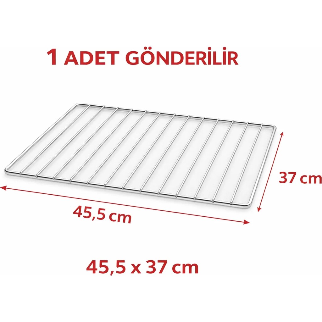 Arçelik Ankastre Fırın Izgara Teli Tepsi 45.5 x 37. cm (Ölçüler) Tepsiler / Fırın Kapları Fiyatı