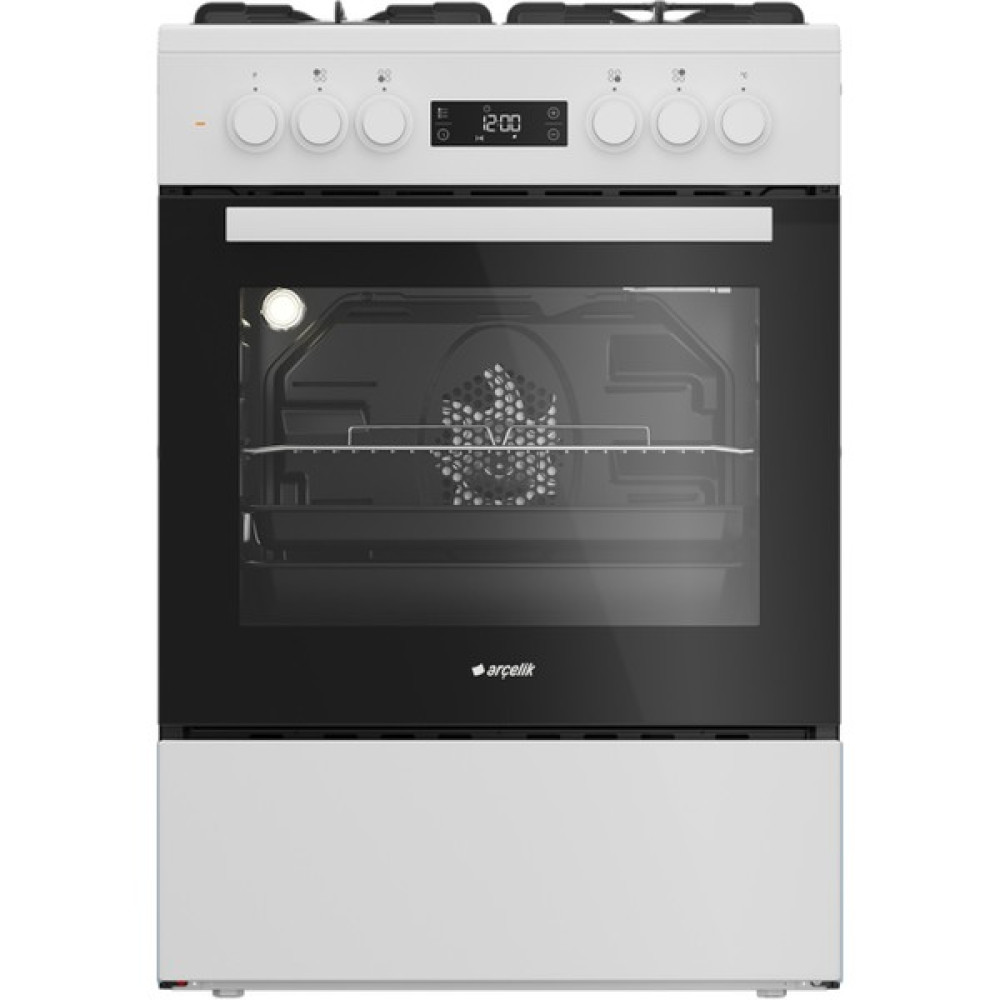 Arçelik F 8440 Eb Ocaklı Fırın Beyaz - Gri Fırınlar Fiyatı