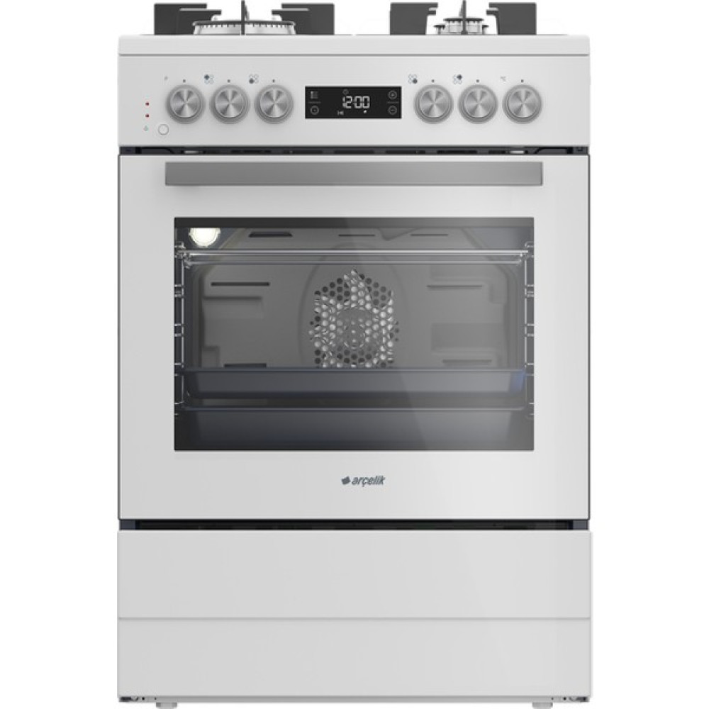 Arçelik F 8541 Ebcb Ocaklı Fırın Beyaz - Gri Fırınlar Fiyatı