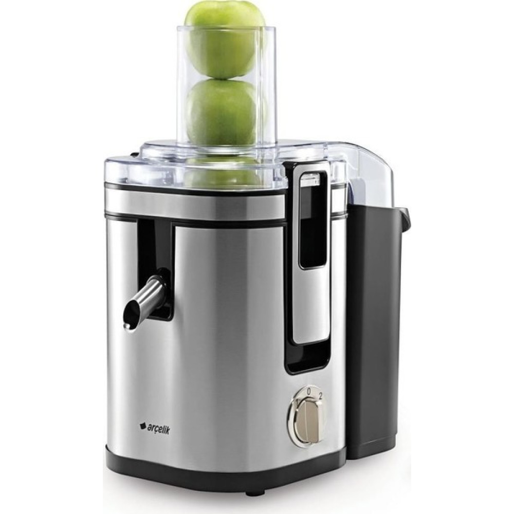 Arçelik K-1579 800W Tam Elma Inox Katı Meyve Sıkacağı Meyve Sıkacakları Fiyatı