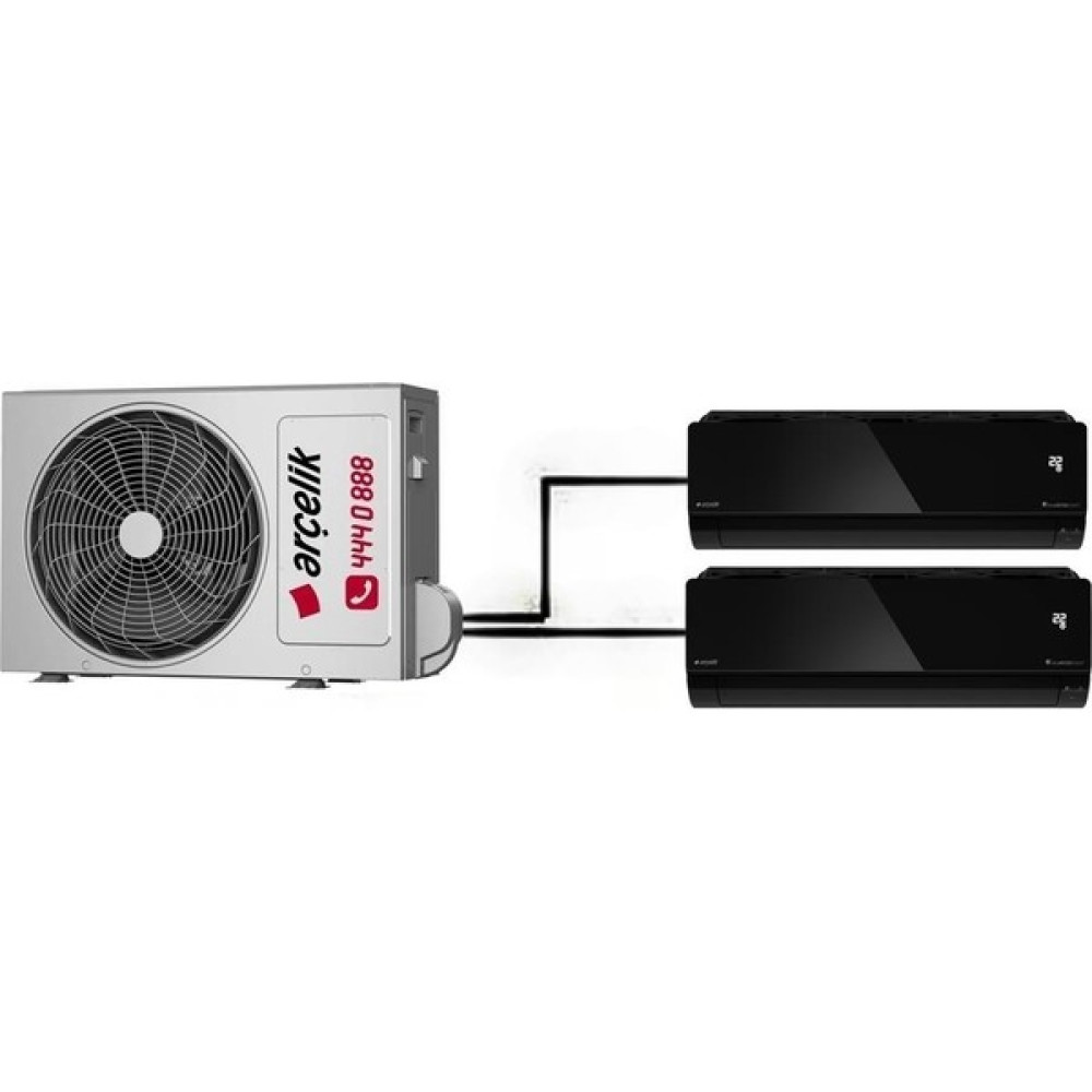 Arçelik Mirror Multi Duvar Tipi 2+1 Inverter 9+24 24000BTU Klima Klimalar Fiyatı
