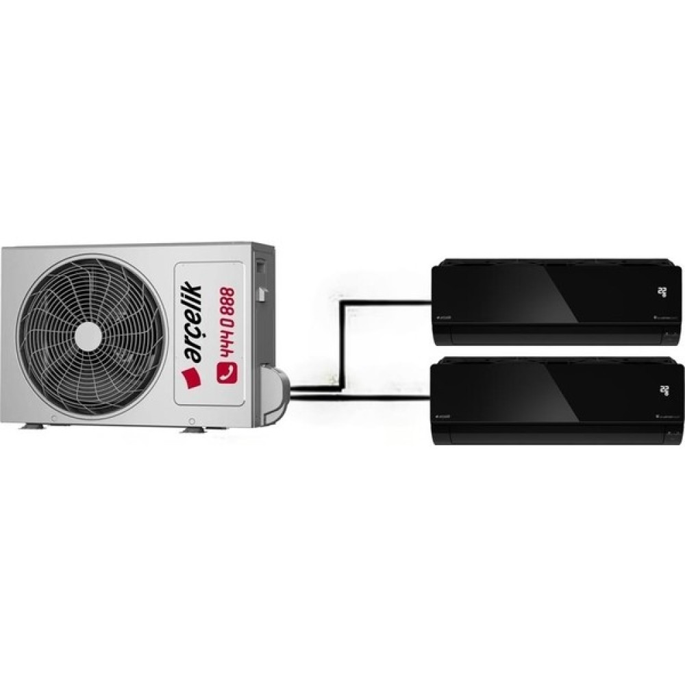 Arçelik Mirror Multi Duvar Tipi 2+1 Inverter 9+9 16000BTU Klima Klimalar Fiyatı