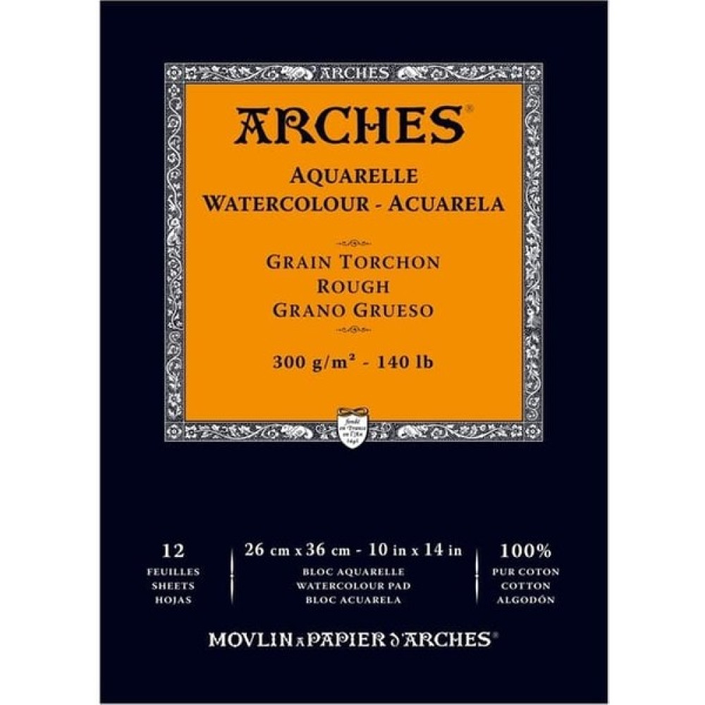 Arches Suluboya Blok Defter Kalın Doku 300 gr 26 x 36 cm 12 Yaprak Yardımcı Malzeme Fiyatı