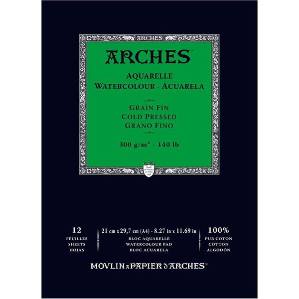 Arches Suluboya Blok Defter - Orta Doku - 300 gr A4 12 Yp. Resim Defteri Fiyatı