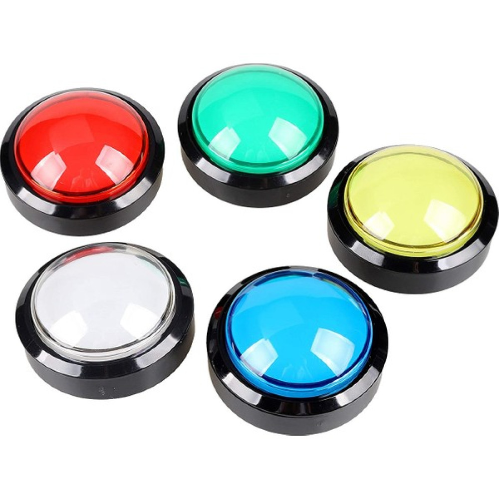 Archive 5x Arcade Düğmeleri 60MM Dome 2,36 Inç LED Buton, Atari Makinesi Konsolu Için Mikro Anahtarlı (Yurt Dışından) - M - Siyah Müzik Aleti Aksesuarları Fiyatı