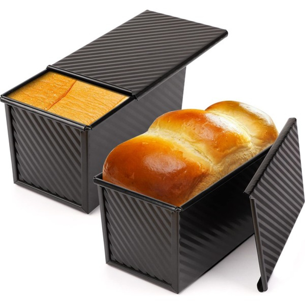 Archive Somun Tava 2 Paket, Yapışmaz Ekmek Tavası Kapaklı Karbon Çelik Ekmek Tost Kutusu Kalıbı Bakeware Ekmek Için Kapaklı (Yurt Dışından) - Siyah Kek Kalıpları Fiyatı