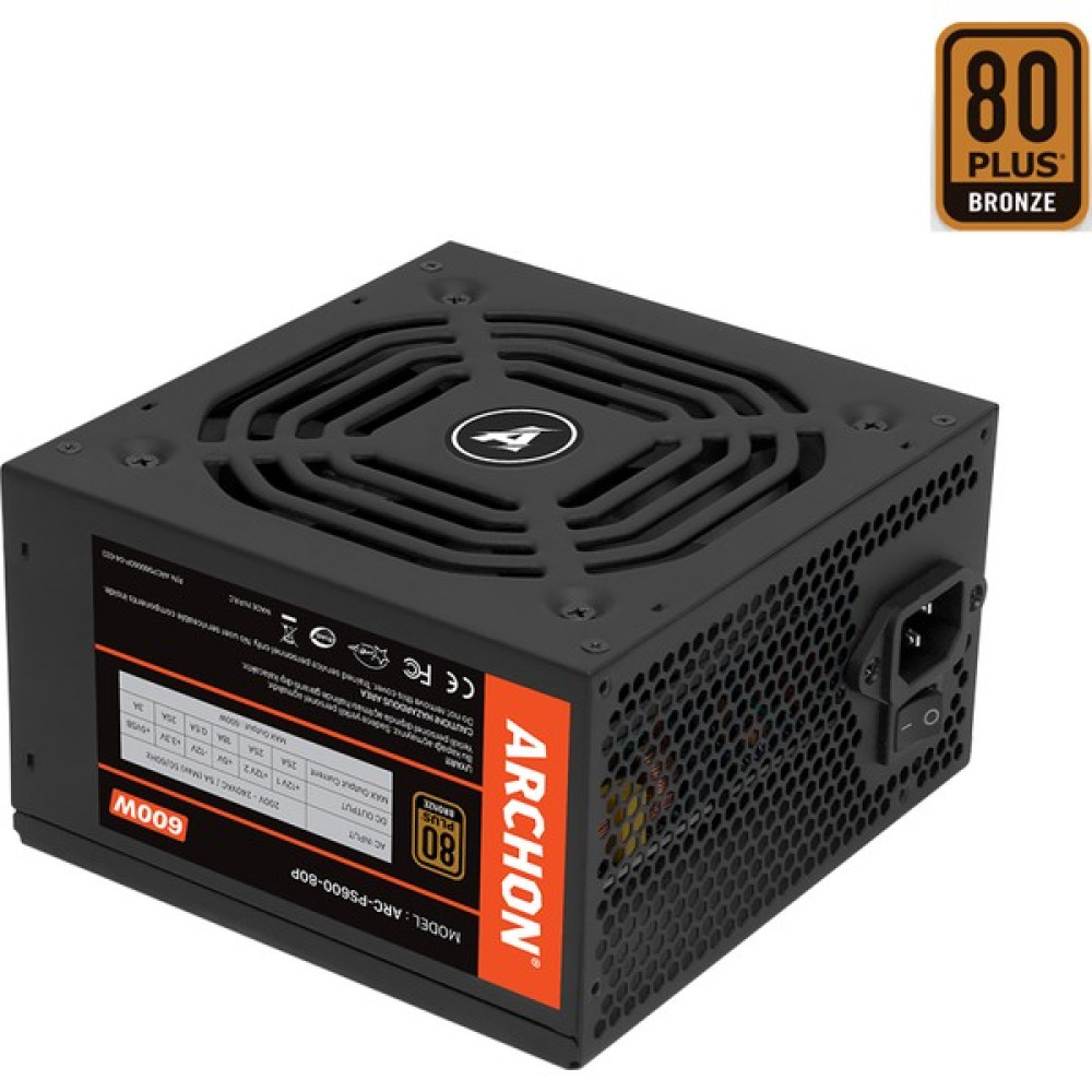 Archon ARC-500 500W 80+ Plus Bronze Power Supply Pc Güç Kaynağı - 600W Power Supply Fiyatı