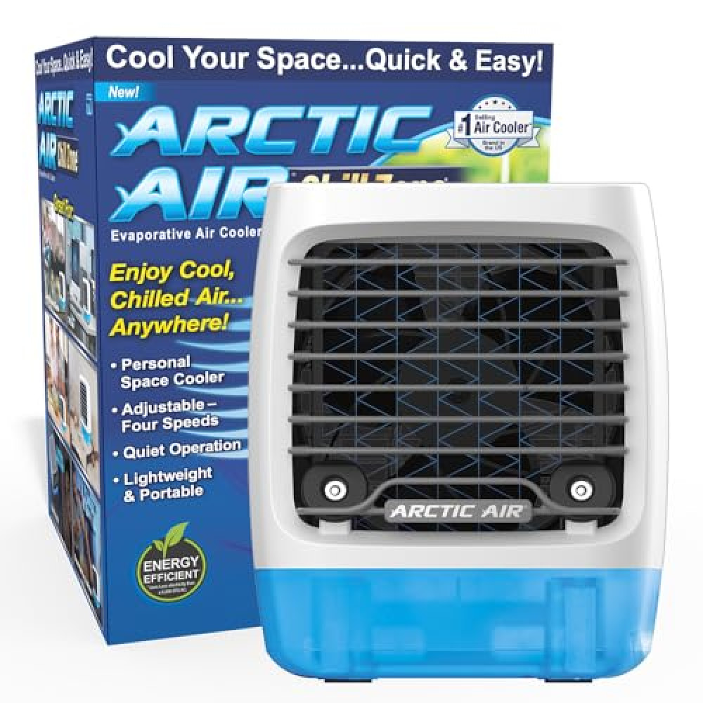 Arctic Air Chill Zone Evaporative Cooler with Hydro-Chill Technology, Portable Fan with 4 Adjustable Speeds, 8-Hour Cooling, Fan for Bedroom, Living Room, Basement, Office & More Klimalar Fiyatı