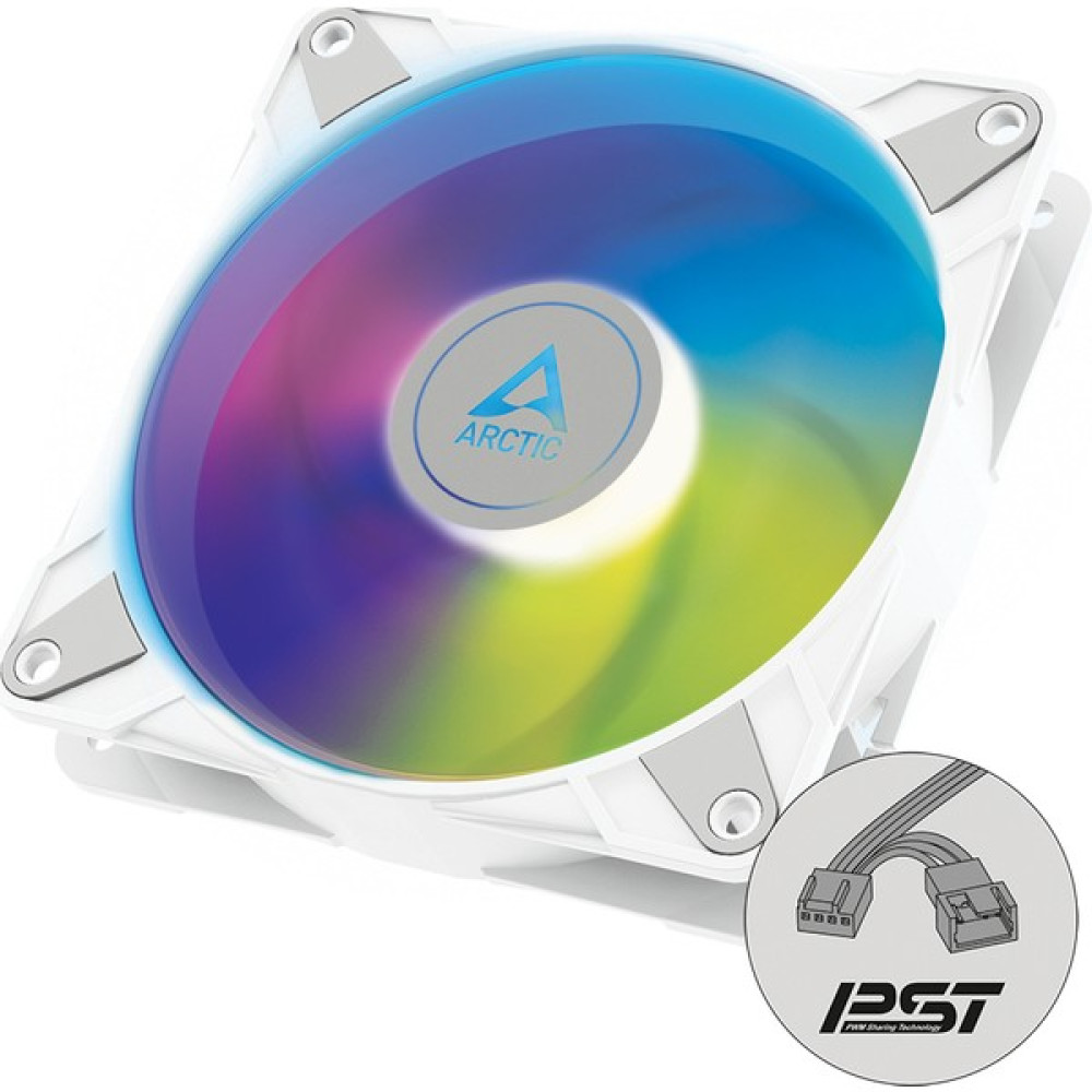 Arctıc P12 Pwm Pst A-Rgb 120MM 0-2200 Rpm 0db Yarı Pasif Yüksek Basınçlı Kasa Fanı - Beyaz (AR-ACFAN00254A) Soğutucular Fiyatı
