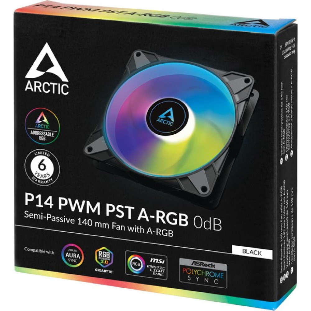 Arctıc P14 Pwm Pst A-Rgb 0db - Kasa Fanı (ACFAN00239A) - 140MM (14CM) Soğutucular Fiyatı