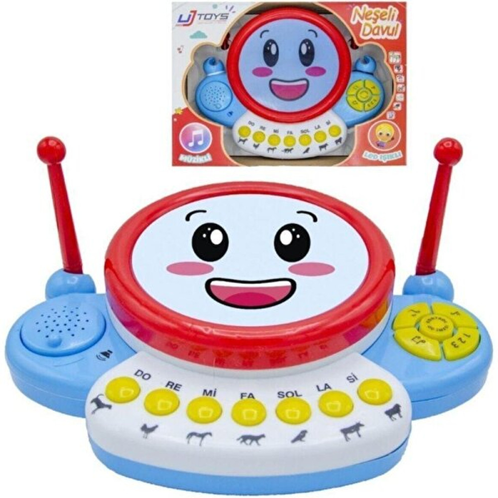 Arden Toy Store Toystore Sesli Işıklı Eğitici Öğretici Oyuncak Davul Neşeli Davul Eğtici Oyuncak - Renkli Eğitici Oyuncak Fiyatı