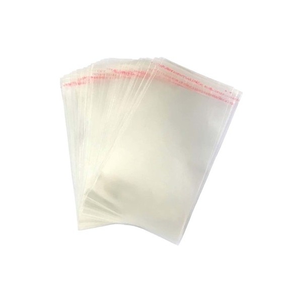 Ardeppo 10 x 25 + 5 cm - 100 Adet - Bantlı Şeffaf Jelatin Torba Yapışkanlı Poşet Buzdolabı Poşeti Fiyatı