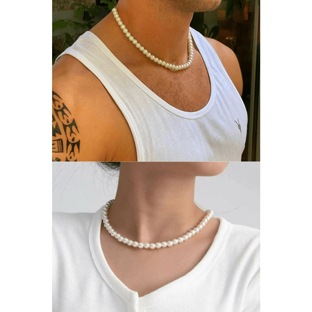 Ardinyo Unisex Parlak Kararmayan İnci Kolye İnci Kolye Fiyatı