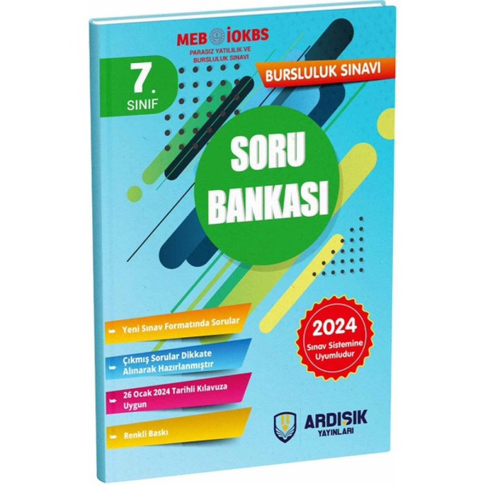 Ardışık Yayınları 7. Sınıf 2024 Bursluluk Sınavı Soru Bankası Tüm Dersler Fiyatı
