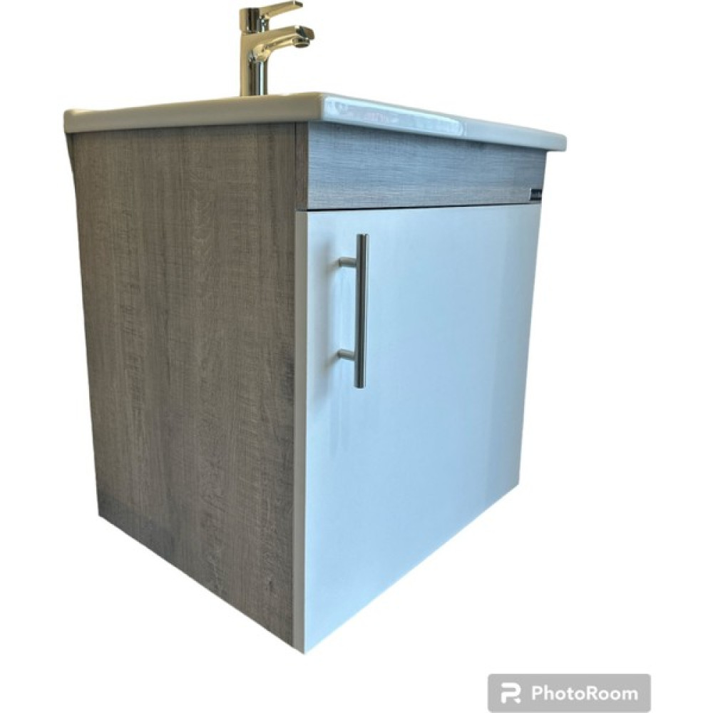 Ardiyen Parite 55 V1 Lizbon+Beyaz Mdf Lam Banyo Mobilya Seti - BEYAZ - Beyaz - Dudak Rengi Banyo Dolabı / Mobilyası Fiyatı