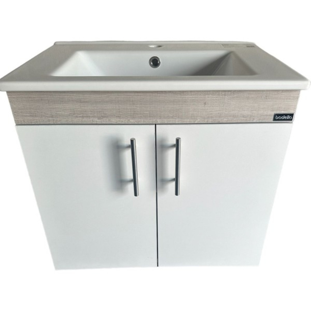 Ardiyen Parite 65 V1 Lizbon+Beyaz Mdf Lam Banyo Mobilya Seti - LİZBON + BEYAZ Banyo Dolabı / Mobilyası Fiyatı