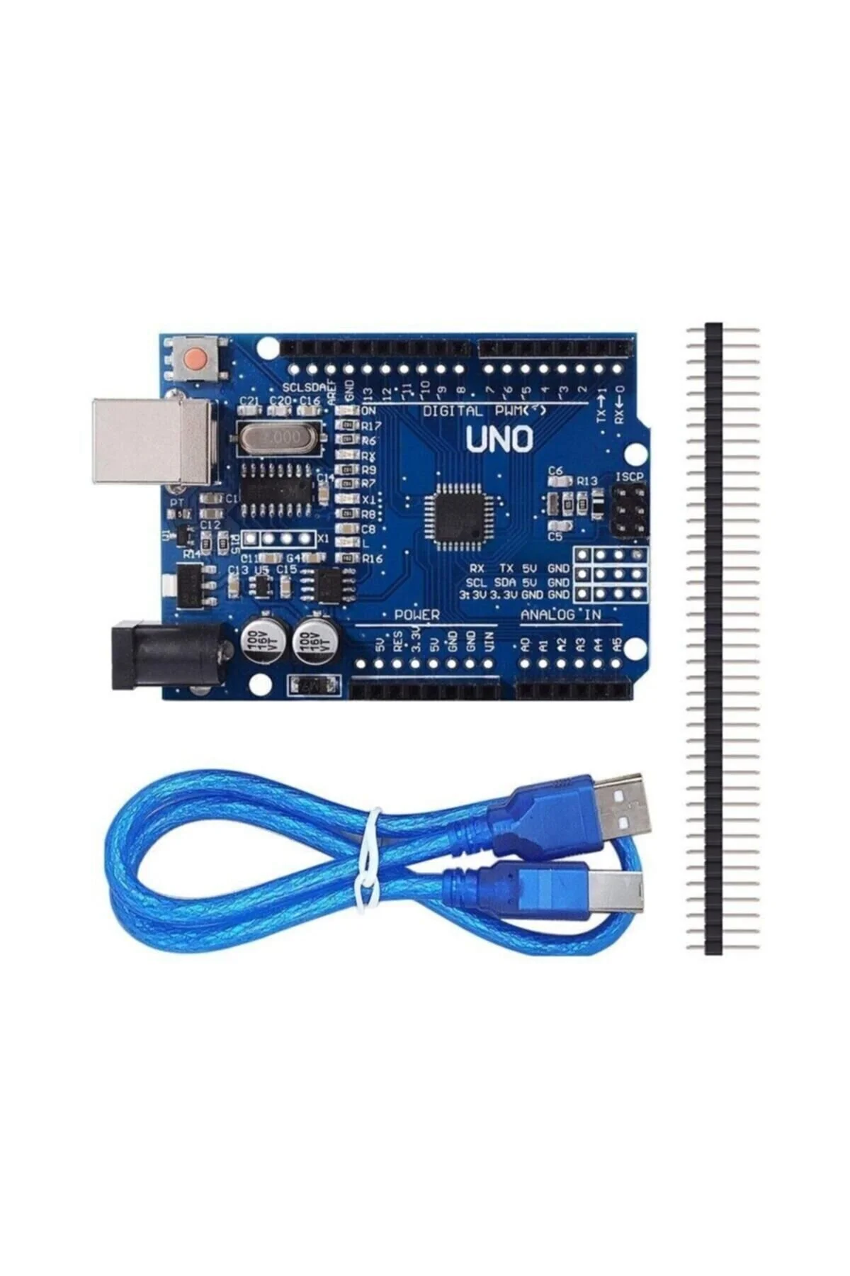 Arduino Uno R3 Klon (usb Chip Ch340) - Usb Kablo Hediyeli" Bilgisayar Yedek Parça Fiyatı